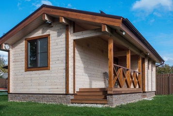 Изображение Дом-Баня из клееного бруса "Дмитров" 51,1м² 3