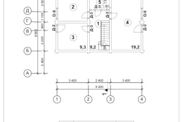 Изображение Дом из клееного бруса для постоянного проживания 122м² 5