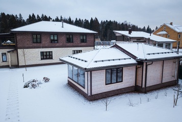 Изображение Дом из клееного бруса с барбекю 77,6м² 1