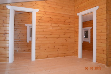 Изображение Небольшой дачный дом из клееного бруса 38,8м² 4
