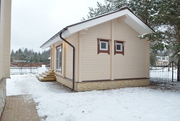 Изображение Дом-Баня из клееного бруса 31,6м² 3