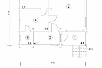 Изображение Дом-Баня из клееного бруса "Серебрянка" 50,4м² 15