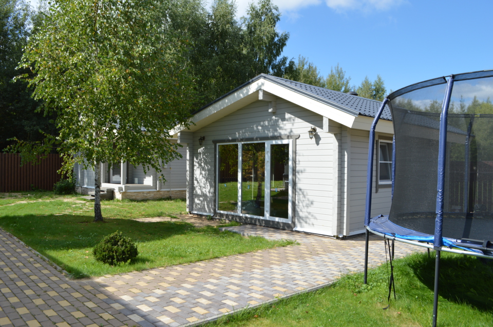 Гриль домик из клееного бруса