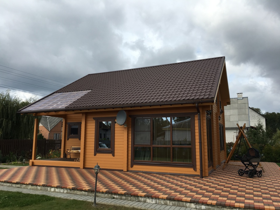 Дом из клееного бруса для постоянного проживания