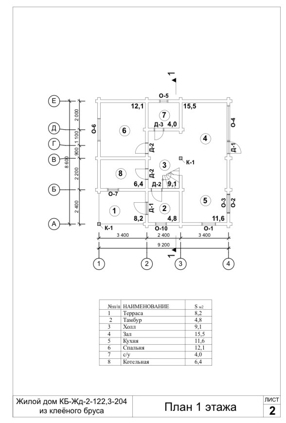 Дом из клееного бруса для постоянного проживания