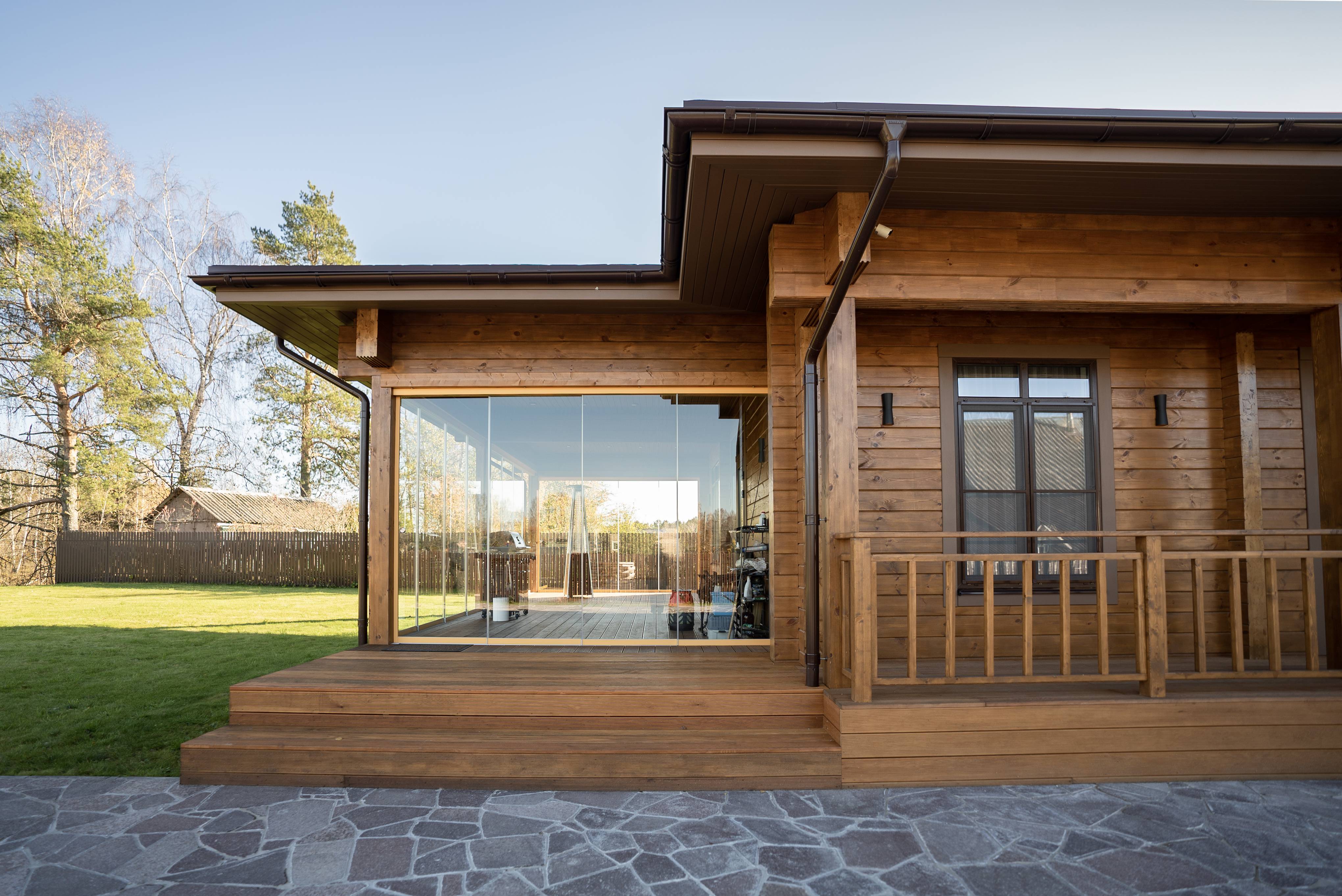 Дом Нерль с баней из клееного бруса