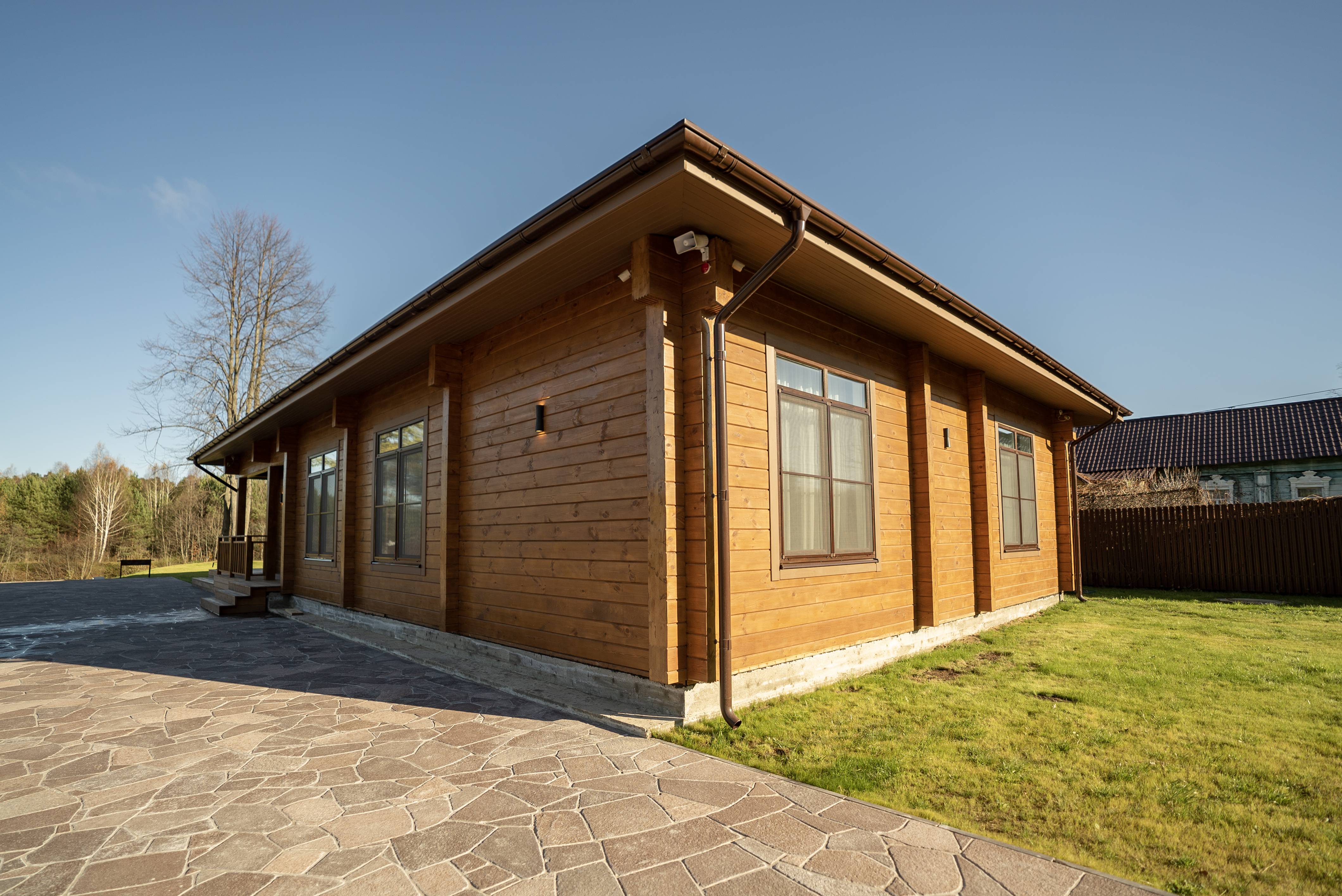 Дом Нерль с баней из клееного бруса