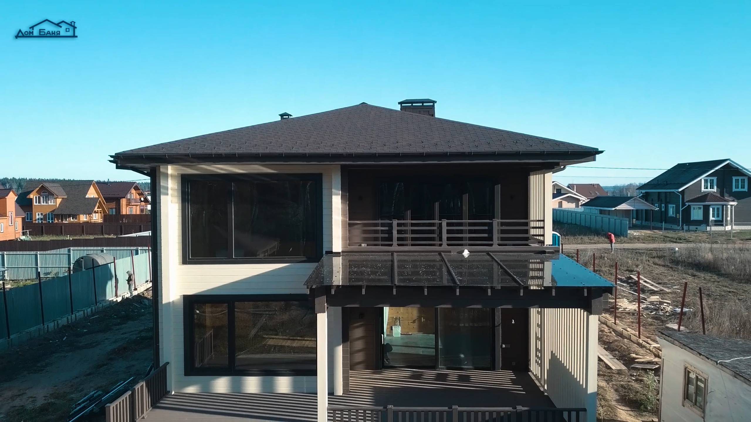 Дом из клееного бруса в Можайске