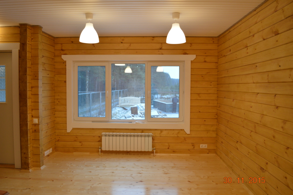 Дом из клееного бруса для постоянного проживания