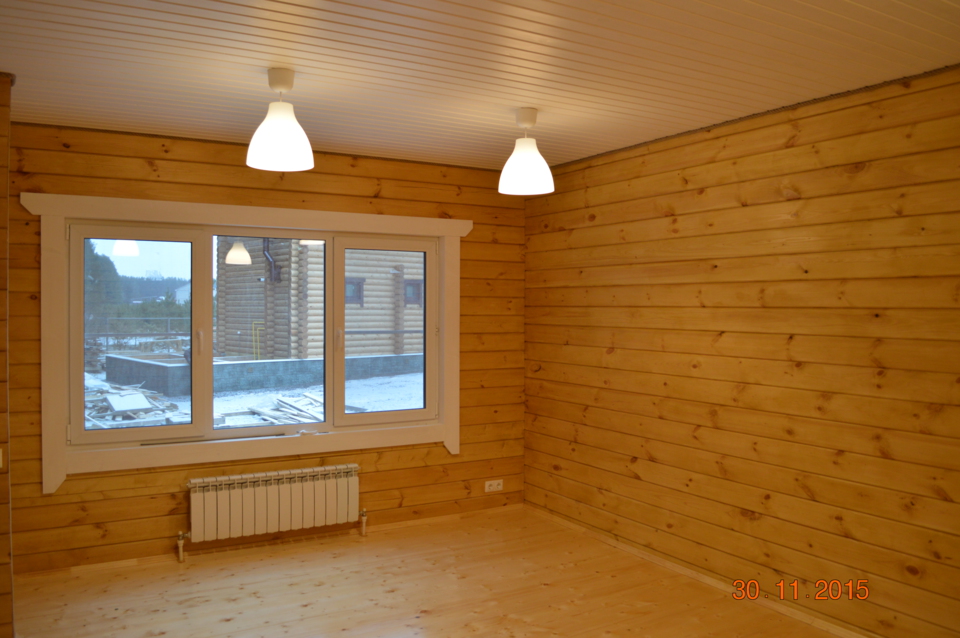 Дом из клееного бруса для постоянного проживания