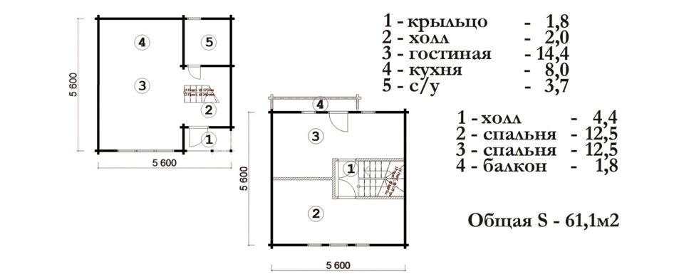 Дом из клееного бруса для постоянного проживания