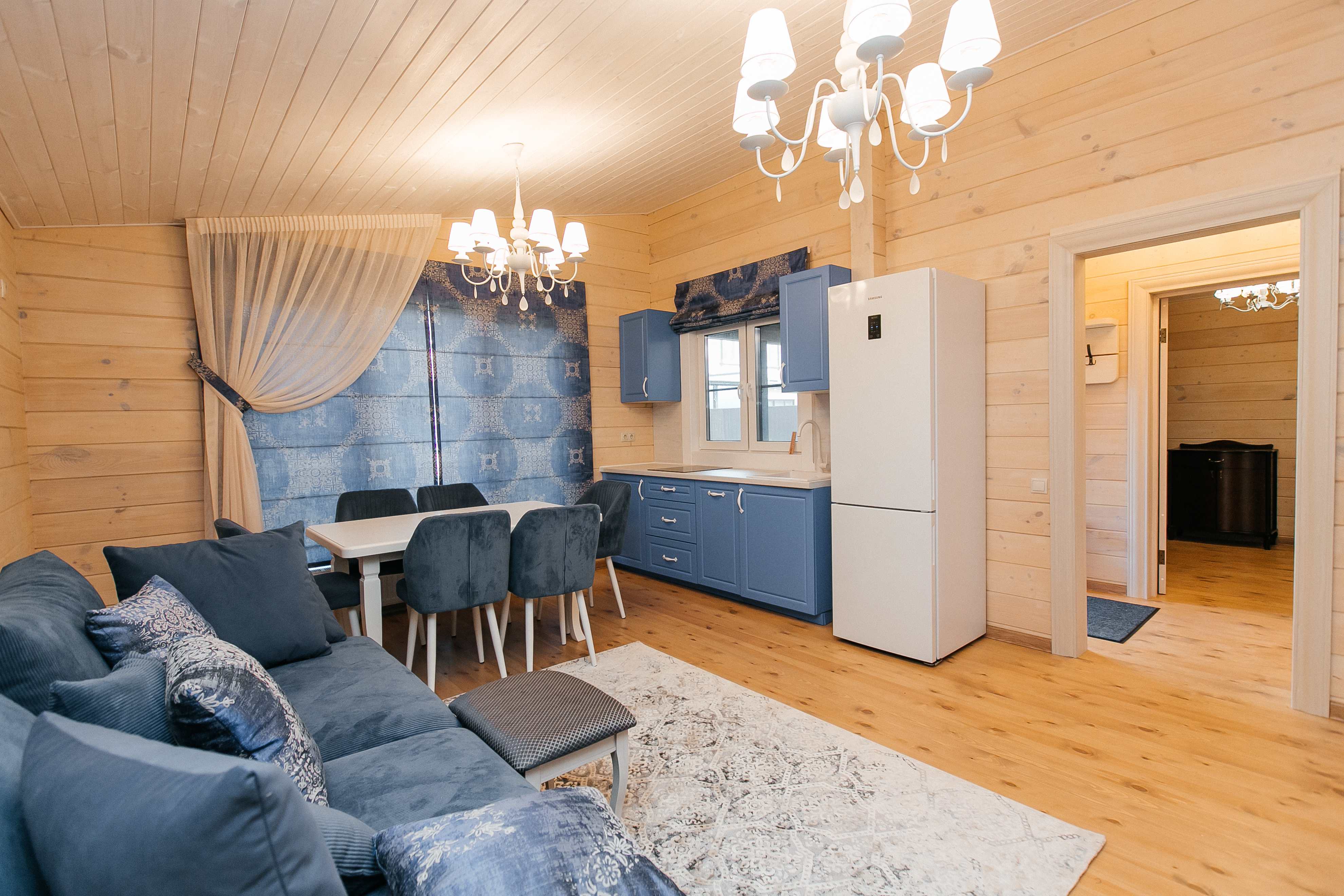 Дом-Баня из клееного бруса