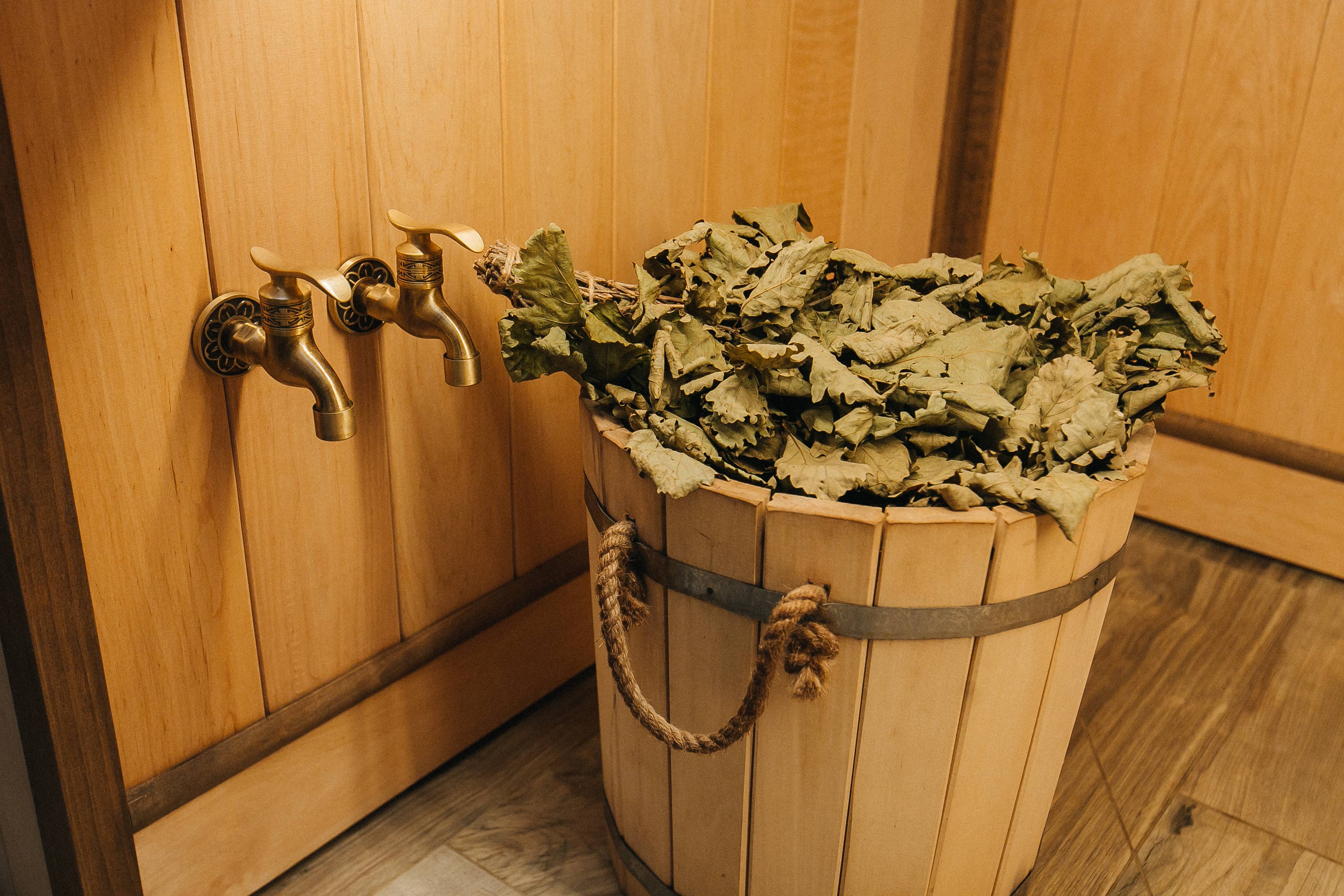 Дом с баней из клееного бруса