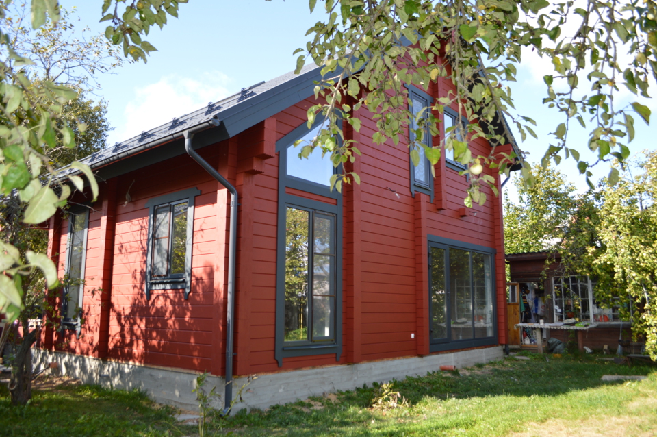 Дом из клееного бруса для постоянного проживания