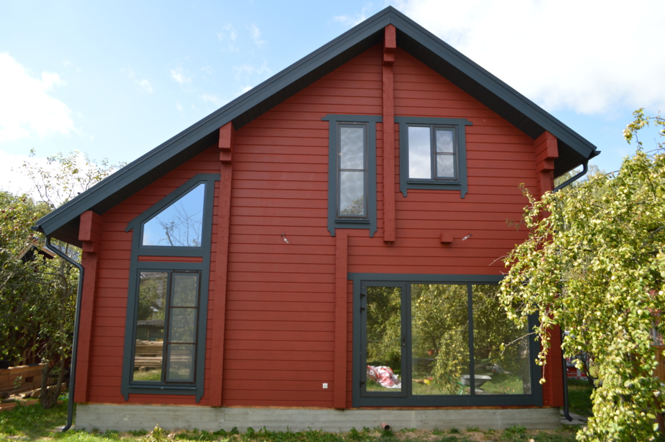 Дом из клееного бруса для постоянного проживания