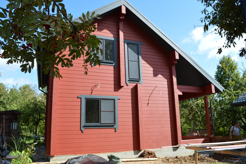 Дом из клееного бруса для постоянного проживания