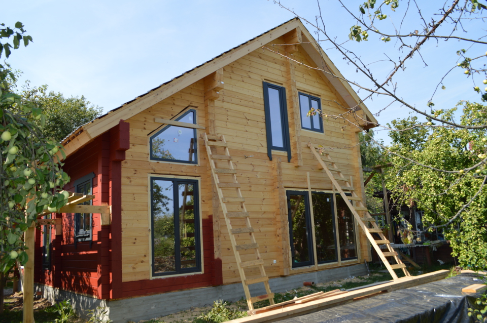 Дом из клееного бруса для постоянного проживания